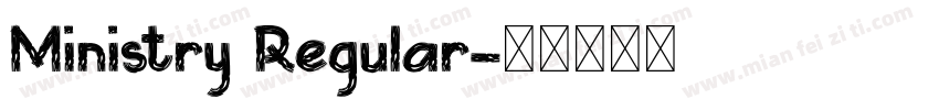 Ministry Regular字体转换